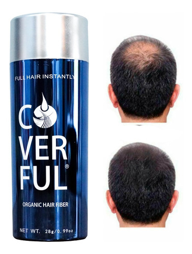 Fibras Capilares Coverful 28g  Calvicie Cabello Peluquin 