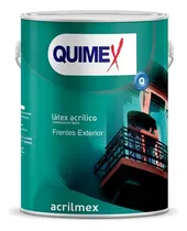 Comprar Latex Acrilico Exterior Acrilmex 4 Litros Quimex Acabado Mate Color Arena