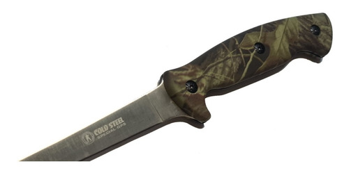 Imagen 4 de 7 de Cuchillo De Filetear Cold Steel Camuflado C/funda El Jabali