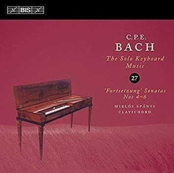 Bach C.p.e. / Spanyi Miklos Solo Keyboard Music 27 Import Cd