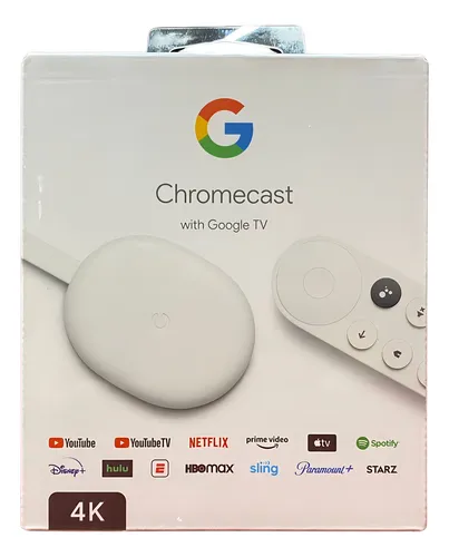 Google Chromecast 4 4K HDMI Android TV Google Play | Frete