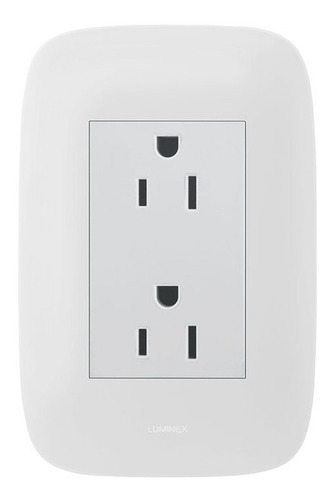 Imagen 4 de 5 de 12 Tomacorriente Doble Blanco De Incrustar Gladia-legrand