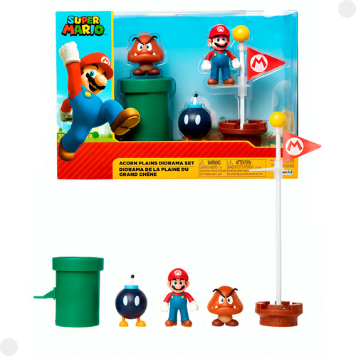 Conjunto Super Mario Cenário C/ Acessórios 004267 - Sunny