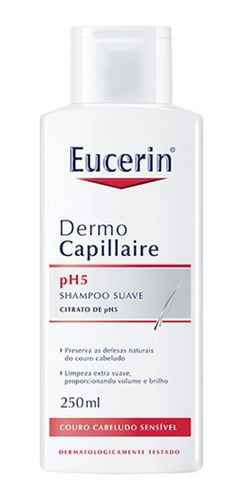 Eucerin Dermo Capillaire Ph5 Shampoo Suave 250 Ml. 