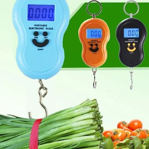 Balanza Pesa Digital 50k Frutas Equipaje Vendedores Feria