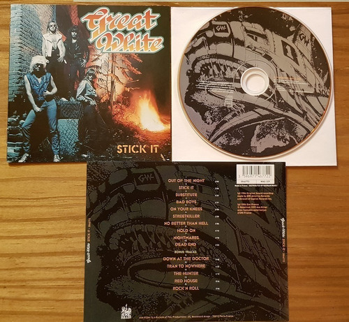 Great White - Stick It ( Hard Rock, Con Bonus Tracks) (Usado)