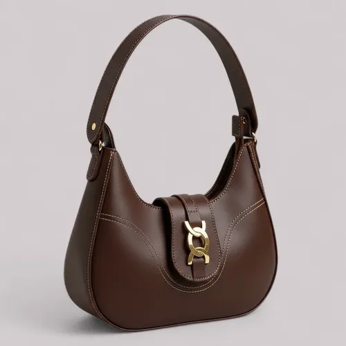 Bolsa Feminina Meia Lua Baguete Alça De Ombro Tira Colo