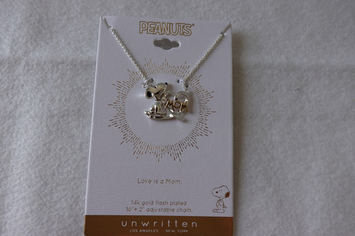 Dije Snoopy Chapado En Oro 14k