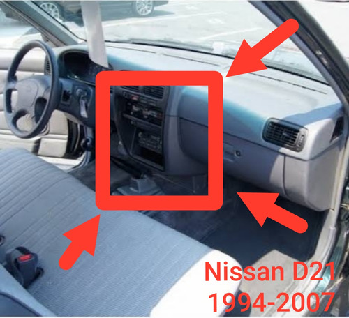 Consola Central Inferior Nissan D21 1994-2007 Original