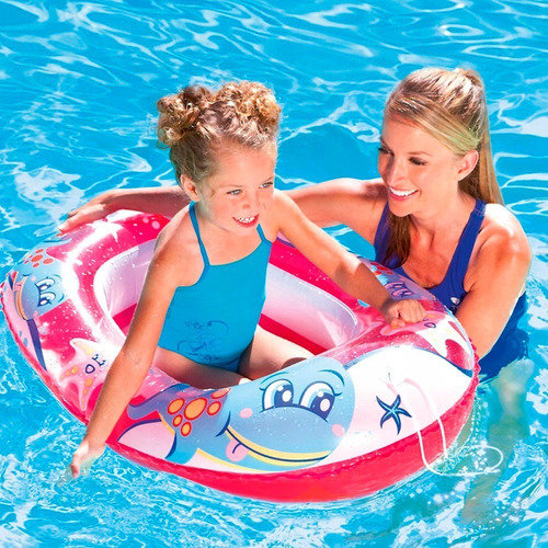 Imagen 2 de 4 de Bote Inflable Salvavidas Niños Pileta Colchoneta