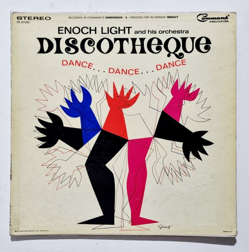 Vinilo Lp Discotheque Enoch Light Dance, Dance, Dance 1964