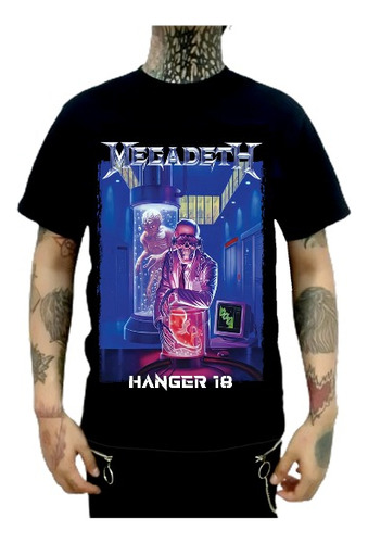 Playera Megadeth Banda Thrash Metal Hanger 18