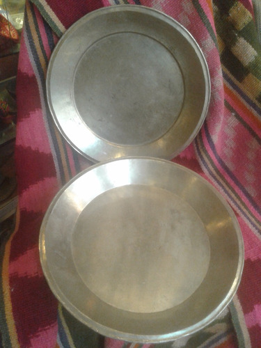 Antiguo Colonial Bandeja Centro Mesa Plato 33cm Criollo