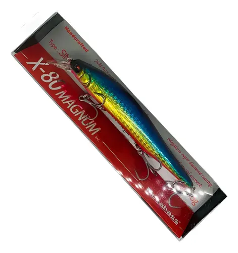 Isca Artificial Megabass X-80 Magnun 11,5 Cm - 18g Cor Glx Blue