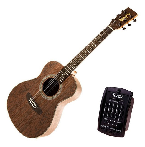 Imagem 8 de 8 de Violão Rozini Presença Brasil Rx115 Mini Fosco Edge Aço