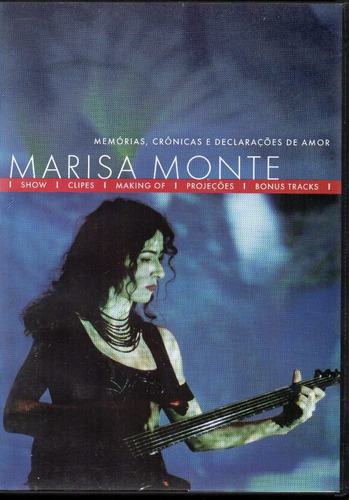 Dvd Marisa Monte Memórias Crônicas E Declarações De Amor