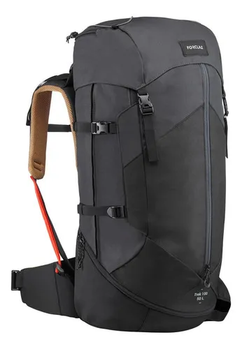 Mochila Montaña y Trekking Viaje Forclaz T100 40 Litros Burdeos - Decathlon