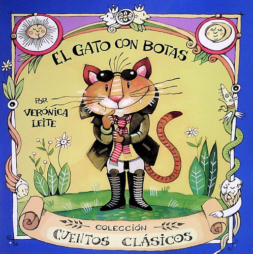 El Gato Con Botas Cuentos Clásicos, De Verónica Leite. Editorial Rey Tatu, Tapa Blanda, Edición 1 En Español