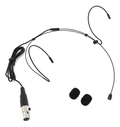 Microfono Negro Para Auricular Akg Samson Wireless Mic Mini