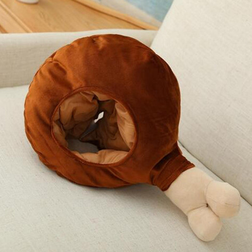 Sombrero De Peluche Con Baquetas De Pollo, Tocado De Juguete