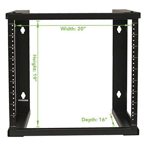 Navepoint 9u Montaje En Pared Abra El Marco 19 Rack Del Equi