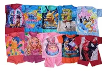 Comprar Conjuntos Infantiles Mayoreo 12 Conjuntos Niño Playera+short