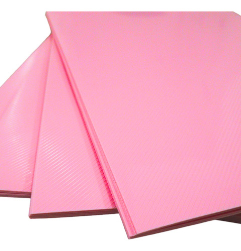 Tapa Plástica Para Encuadernar Rosa Pastel A4 X50 | Anillado