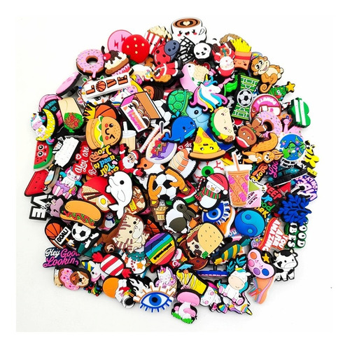 Pack 50 Charms Decorativos Compatible Con Crocs