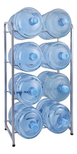 Estante Organizador Rack 8 Botellones Bidones Agua 20 Lts