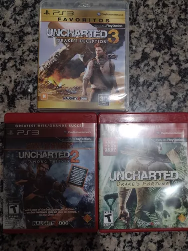 Jogos para PS3 - Coleção Uncharted - Original - Mídia Física