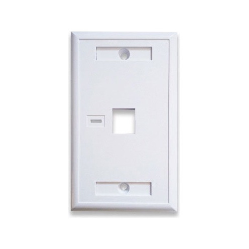 Face Plate Blanco 1 Puerto Marca Howell
