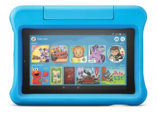 Tablet Amazon Kids Edition Fire 7 2019 7" 16GB azul e 1GB de memória RAM