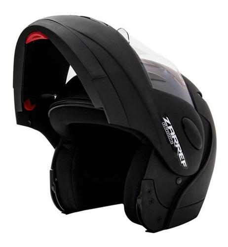 Capacete Taurus Zarref Preto Fosco Articulado / Robocop Cor Preto-fosco Tamanho do capacete 60