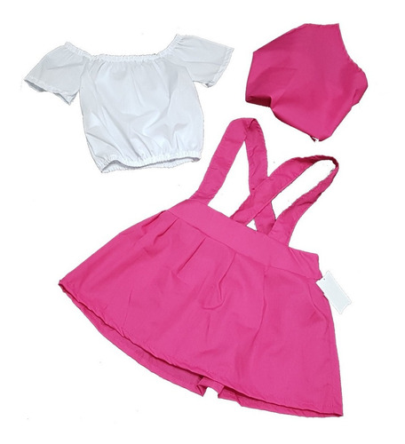 Vestido Fantasia Masha E O Urso