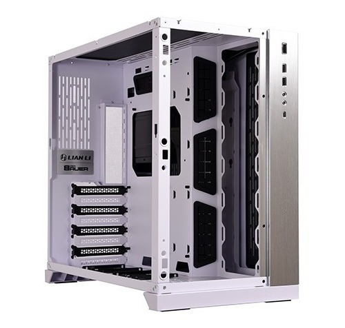 Imagen 1 de 6 de Gabinete Lian Li O11 Dynamic White Atx