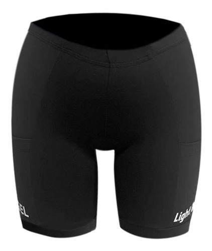 Imagem 4 de 8 de Bermuda Ciclismo Lightone Feminina Forro Gel Confort Bolso