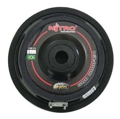 Imagem 2 de 4 de Subwoofer Spyder Nitro 8 Polegadas 300 Rms 4 Ohms Lançamento