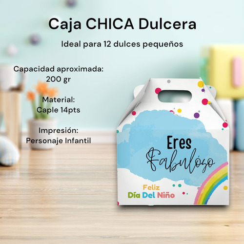 10 Cajas Dulceros Chicas Eres Fabuloso Día Del Niño Fiesta