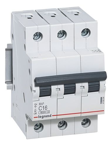 Interruptor Automatico Legrand 3p 25a C 6ka Rx3
