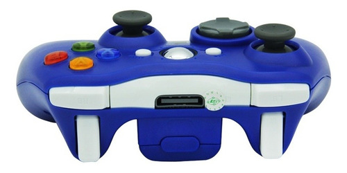 Joystick Inalambrico Xbox 360 Y Pc Receptor Usb Azul