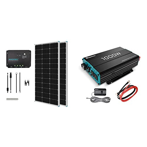 Renogy Kit De Inicio De Panel Solar Monocristalino De 200 Va