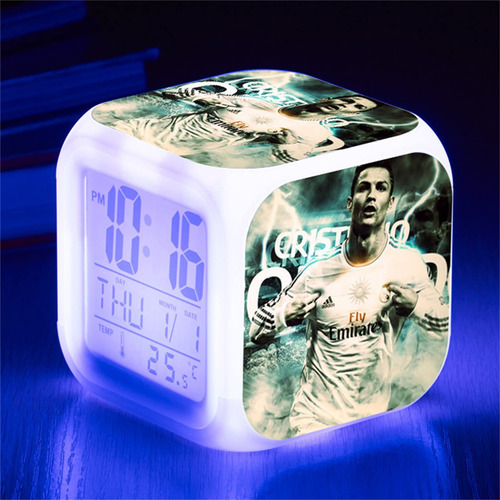 Koniee Reloj Despertador Digital Para Niño Cristiano Ronaldo