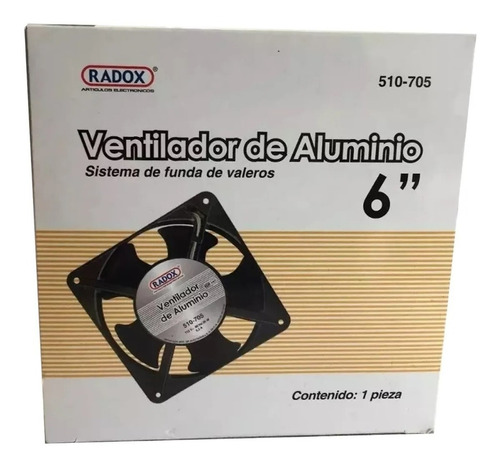 Ventilador Extractor Abanico 6 Pulgadas 115v 200ma 510-705