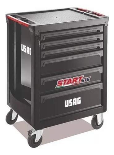 Carro 8 Gavetas Negro 779 X 515 X 972 Mm Usag