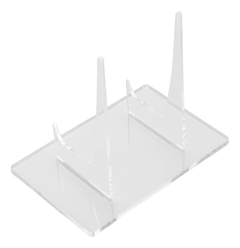 Expositor Grande Con Placa Acrílica Para Mesa, Hogar Y Ofici