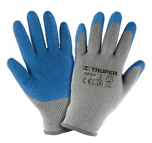 Guantes Poliéster Recubiertos Latex, Medianos Truper 15266