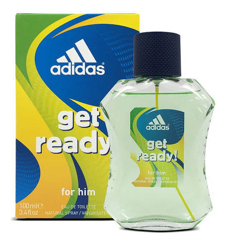 Edt 3.4 Onzas Get Ready Por adidas Para Hombre En Spray