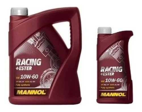 Aceite Mannol 10w60 Racing + Ester  5lt
