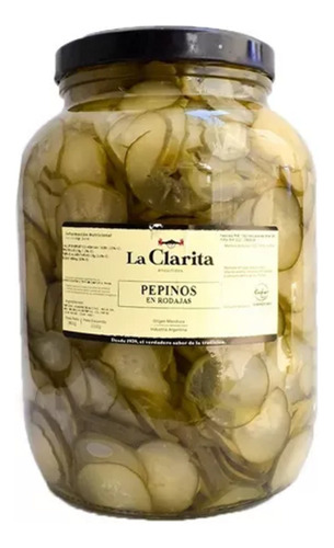 Pepinos En Rodajas -la Clarita-x2kg- Kosher