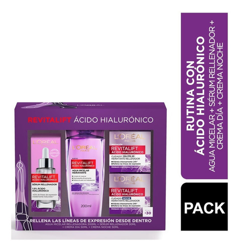 Pack Dermo Expertise Revitalift Rutina Ácido Hialurónica 